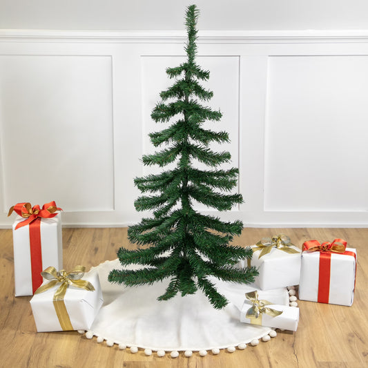 Medium Mixed Green Pine Artificial Christmas Tree - 3' - Unlit