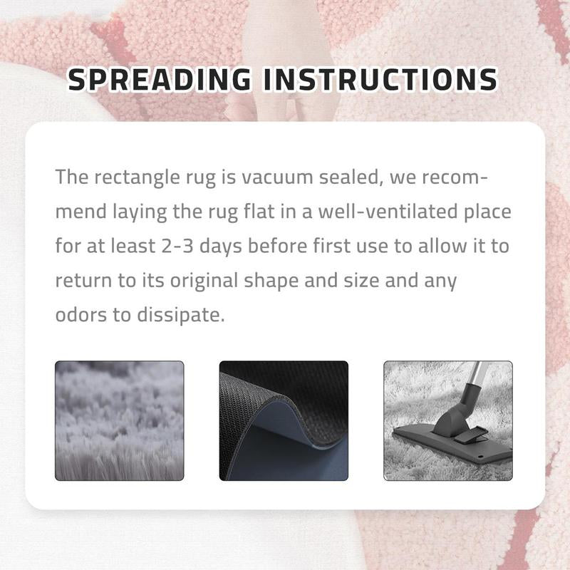 Faux Fur Shag Rug Available Carpet for Living Room and Bedroom, Fluffy Area Rug