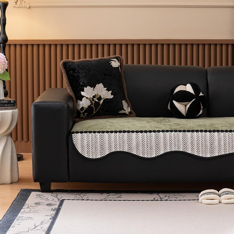 Pet-Friendly Chenille Sofa Cover, Suitable for Armchairs & Sofas, Easy to Clean Home Decor, Living Room & Bedroom Use