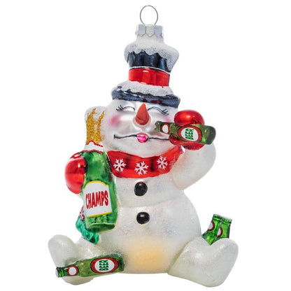 Cheeky Ornaments - Handcrafted Glass Holiday Decorations, Funny & Bold, Lightweight, Perfect for Gag Gifts & Office Parties, 5-7 Inches, under 1 Pound, Unique Holiday Gift